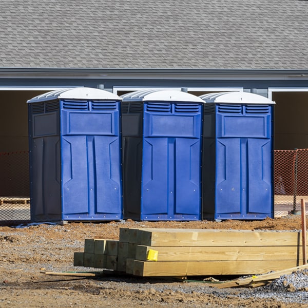 is there a specific order in which to place multiple portable restrooms in Ridge OH